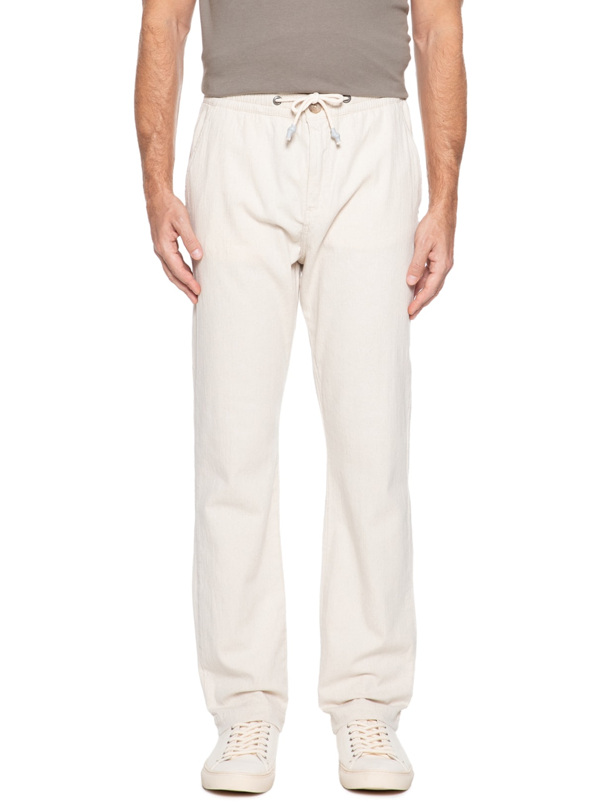 Calça Masculina Relax Rústica Bege  Zapalla