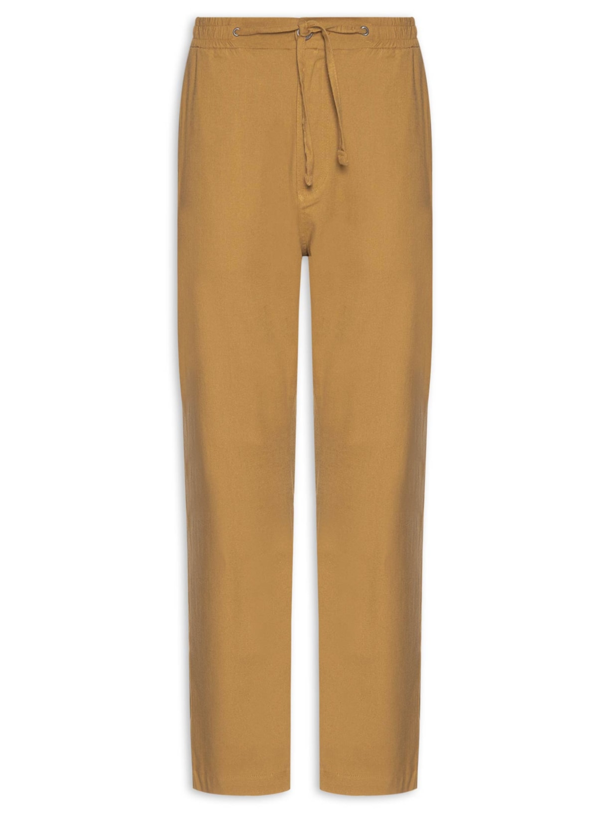 Calça Masculina Relax Rústica Linho Bege Zapalla