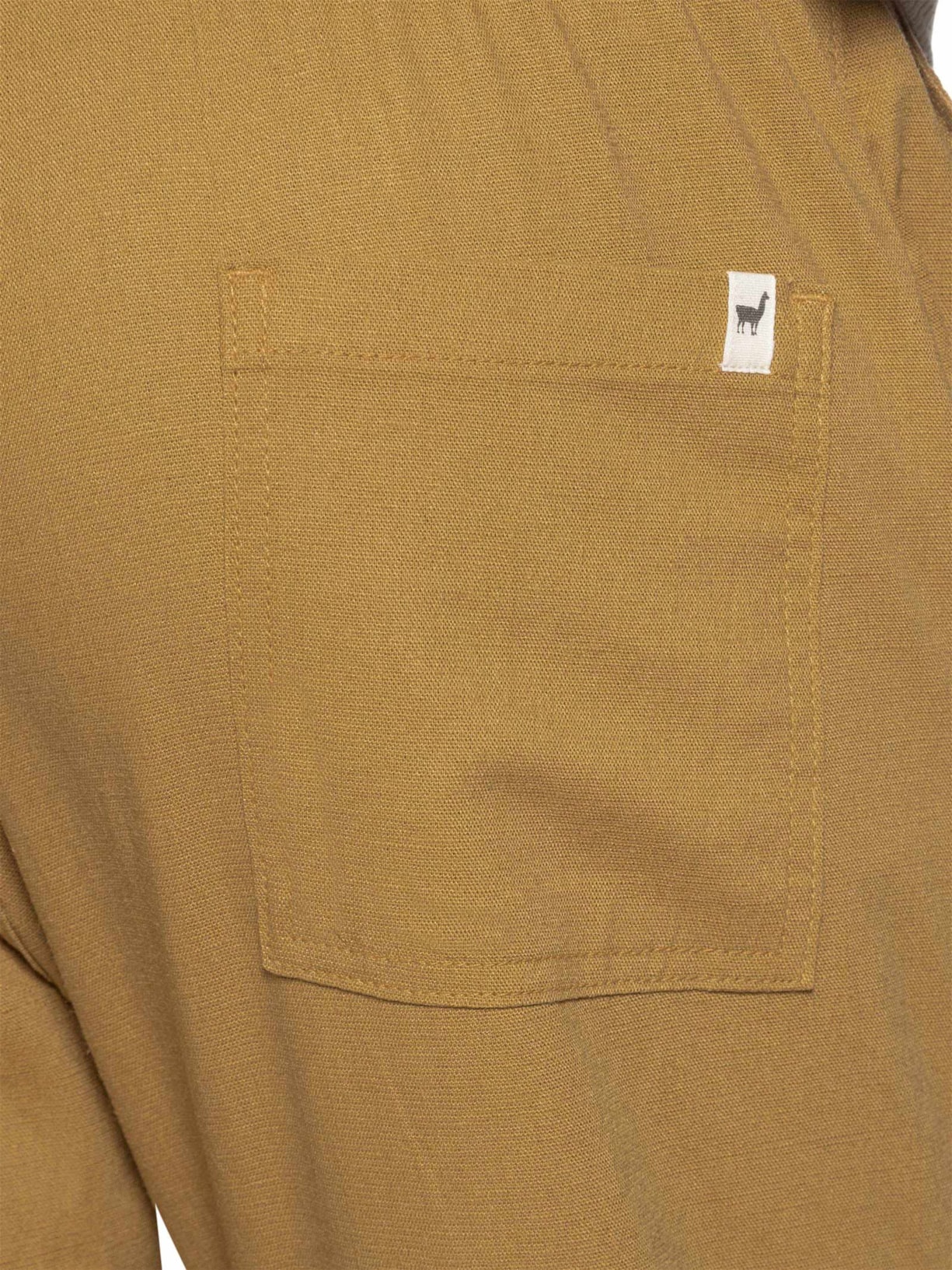 Calça Masculina Relax Rústica Linho Bege Zapalla