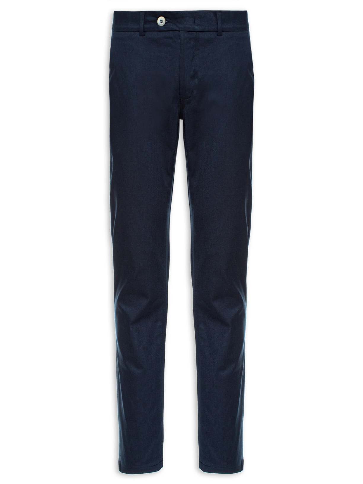 Calça Masculina Reta Bolso Embutido - Azul