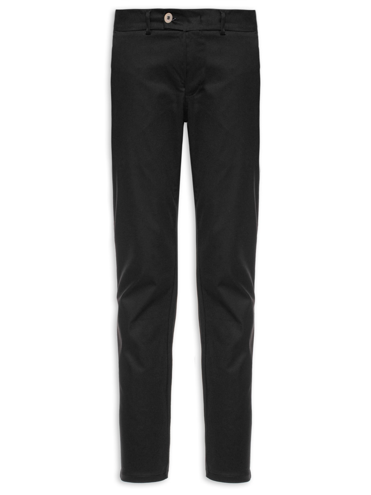 Calça Masculina Reta Bolso Embutido Preto '2 Essential