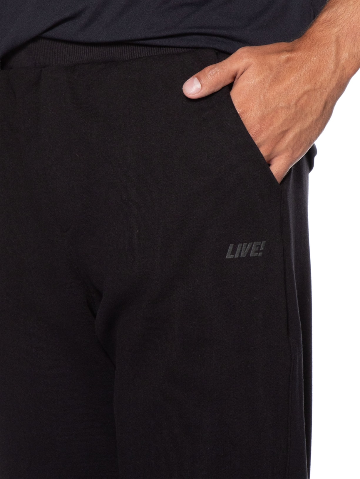 Calça Masculina Reta Casual Men Preto Live!