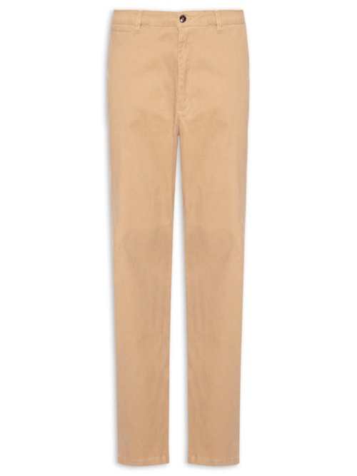 Calça Masculina Reta Chino - Bege