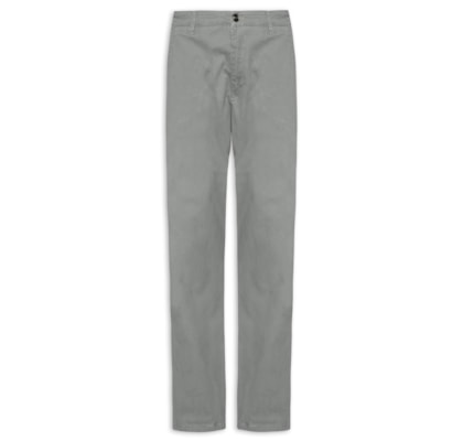 Calça Masculina Reta Chino - Cinza