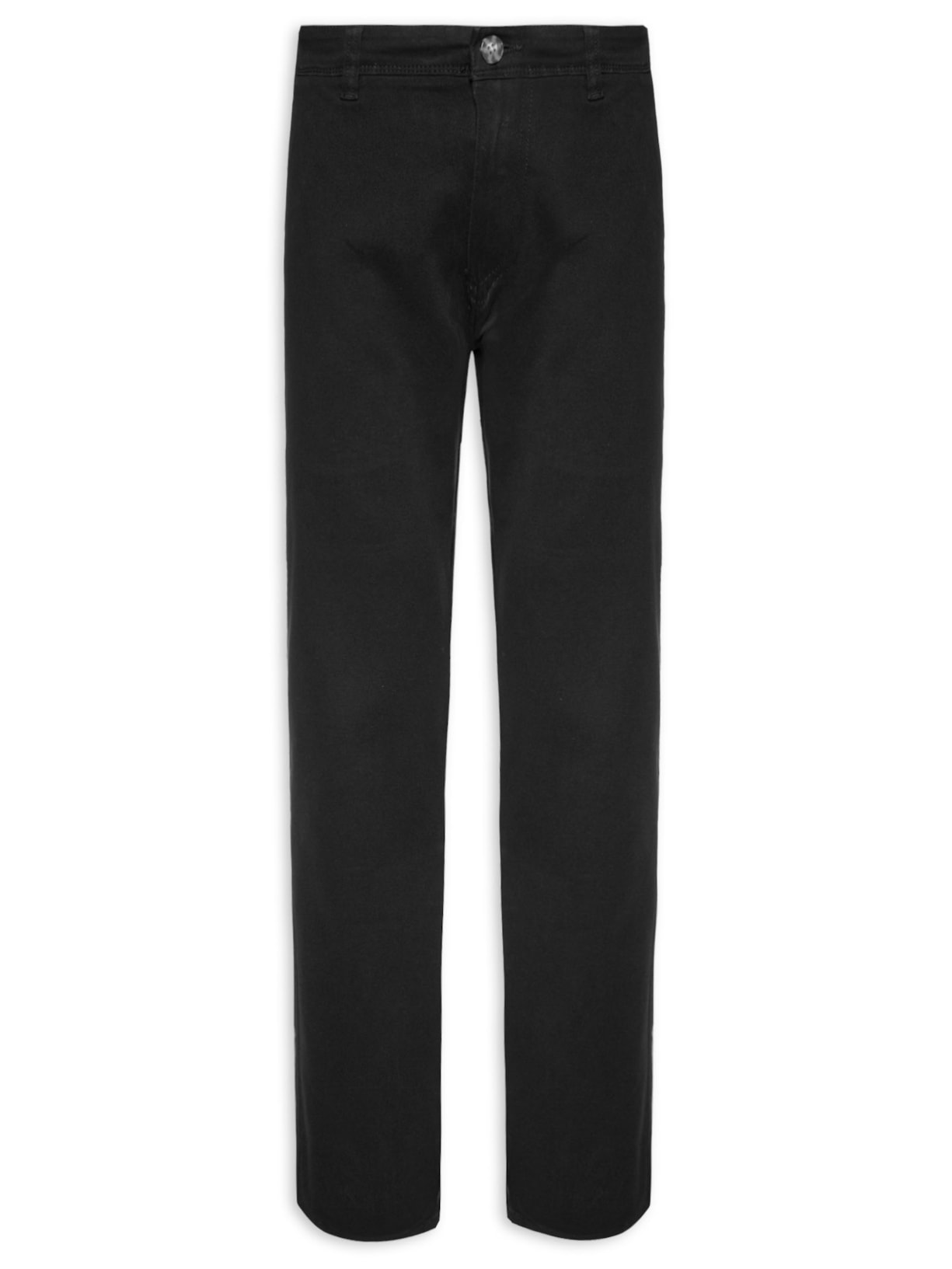 Calça Masculina Reta Chino - Preto