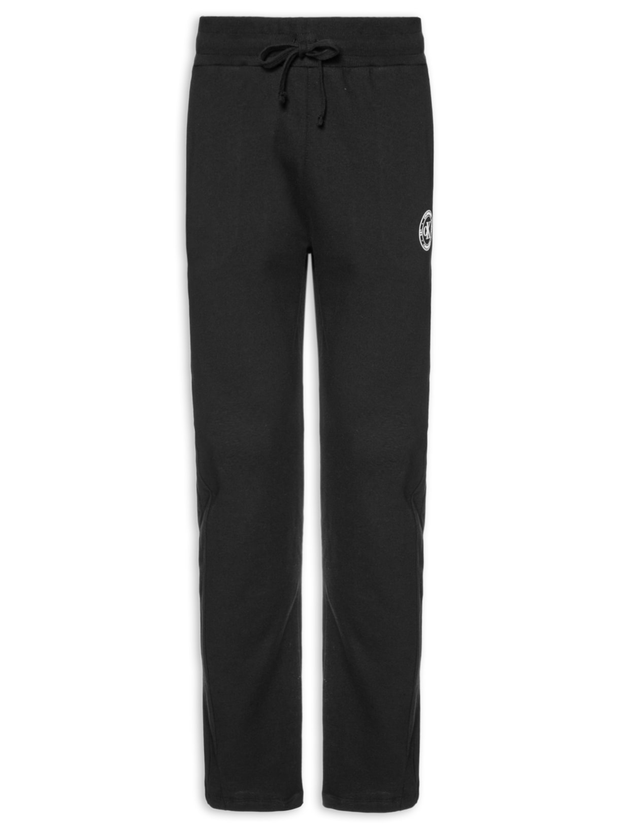 Calça Masculina Reta Com Bolsos Moletinho – Preto Calvin Klein Underwear