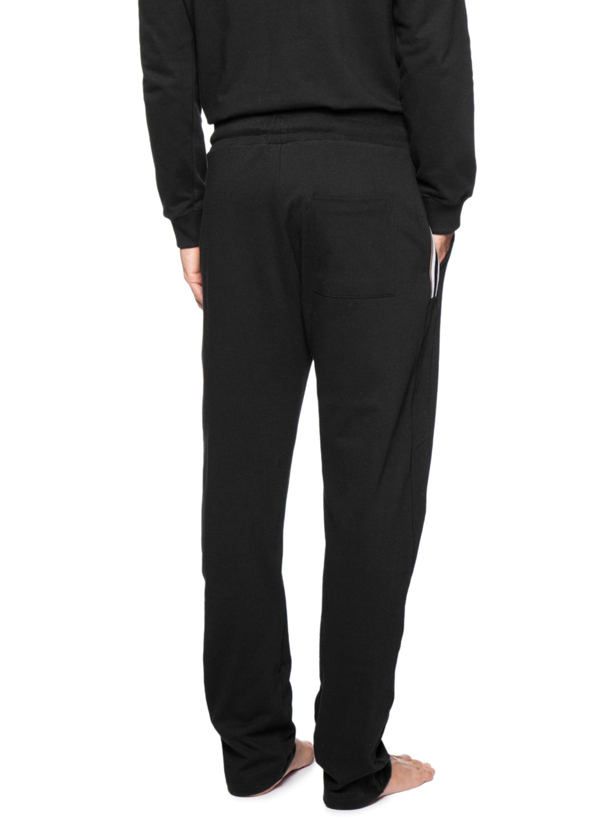Calça Masculina Reta Com Bolsos Moletinho – Preto Calvin Klein Underwear