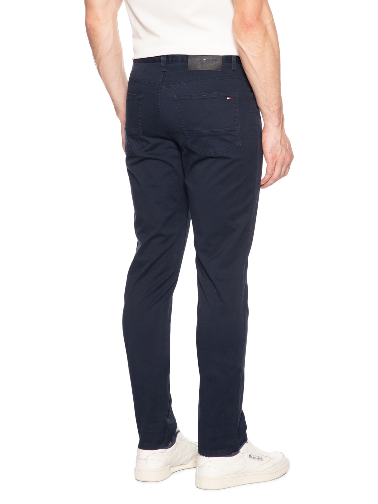 Calça Masculina Reta Core Denton Twill Azul Tommy Hilfiger