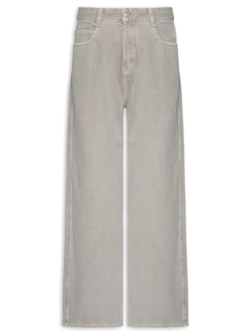 Calça Masculina Reta Cotton Tape Used - Cinza - Osklen