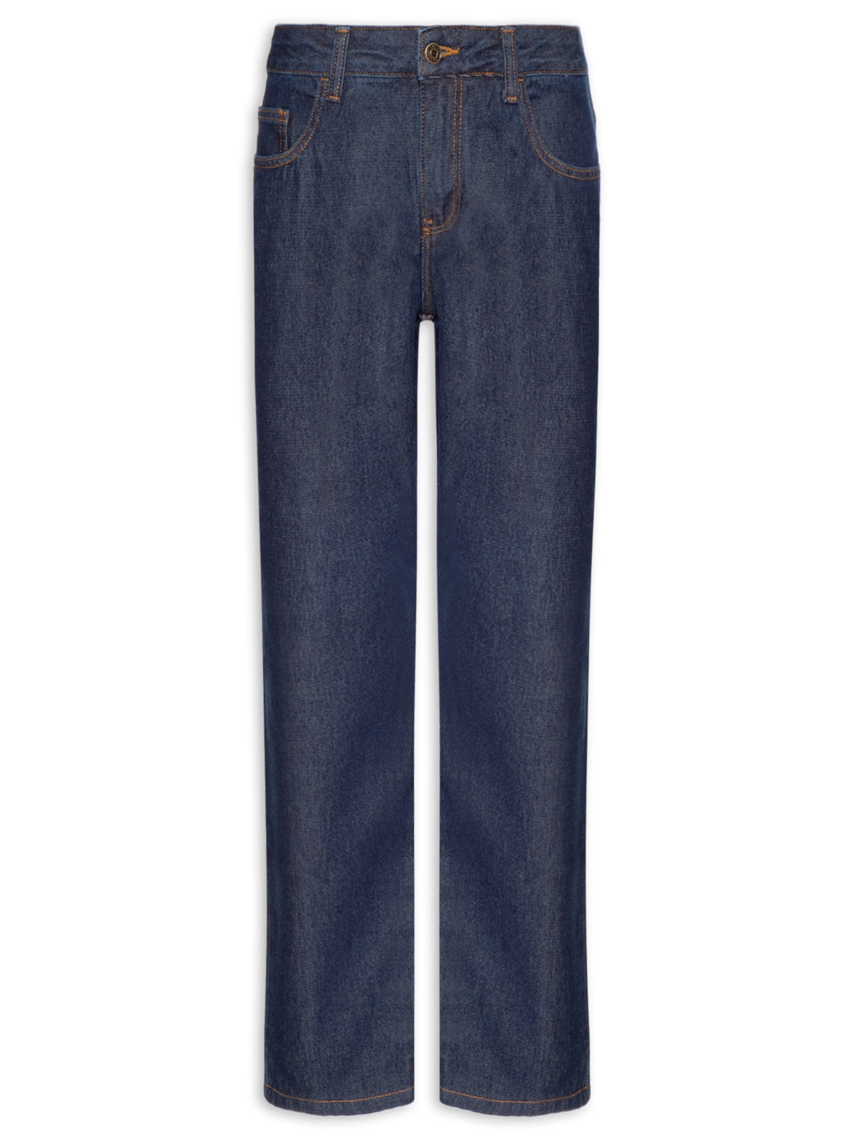 Calça Masculina Reta Denim Pure Classic - Azul
