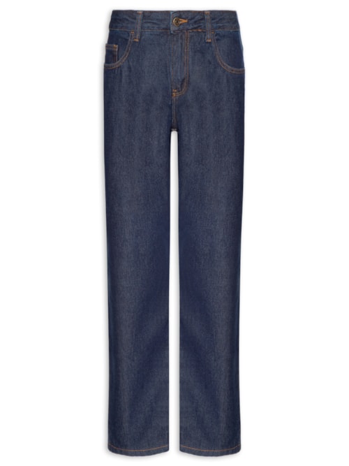 Calça Masculina Reta Denim Pure Classic - Azul