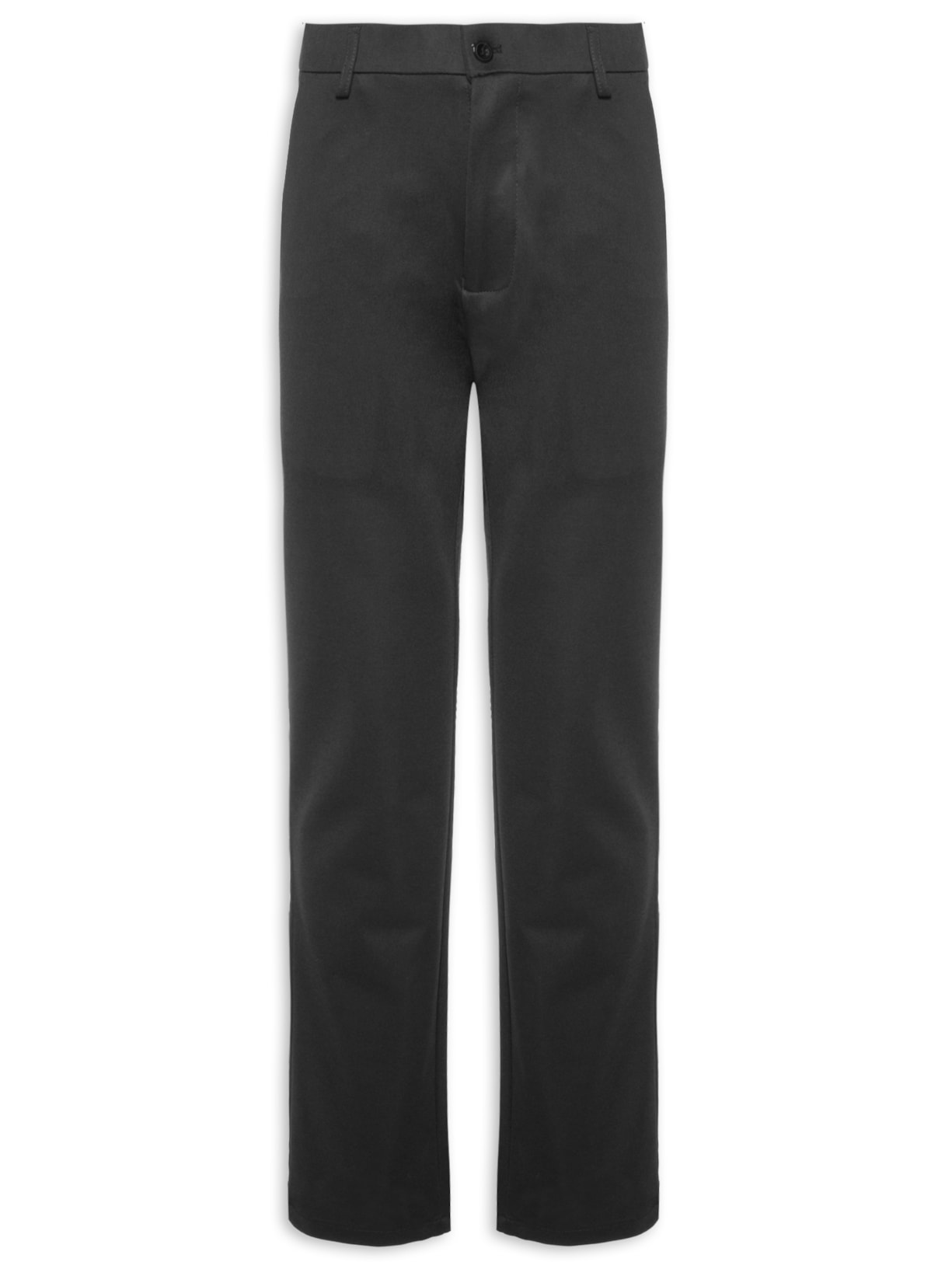 Calça Masculina Reta Em Alfaiataria Casual - Preto