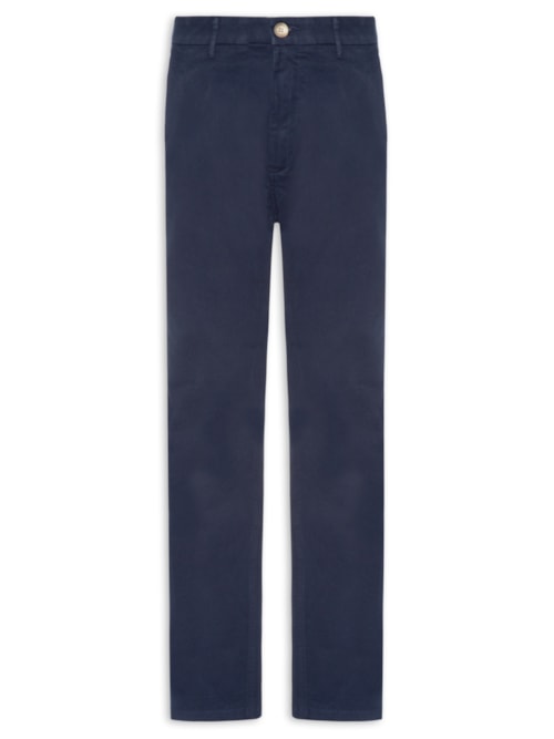 Calça Masculina Reta Fit New Chino - Azul