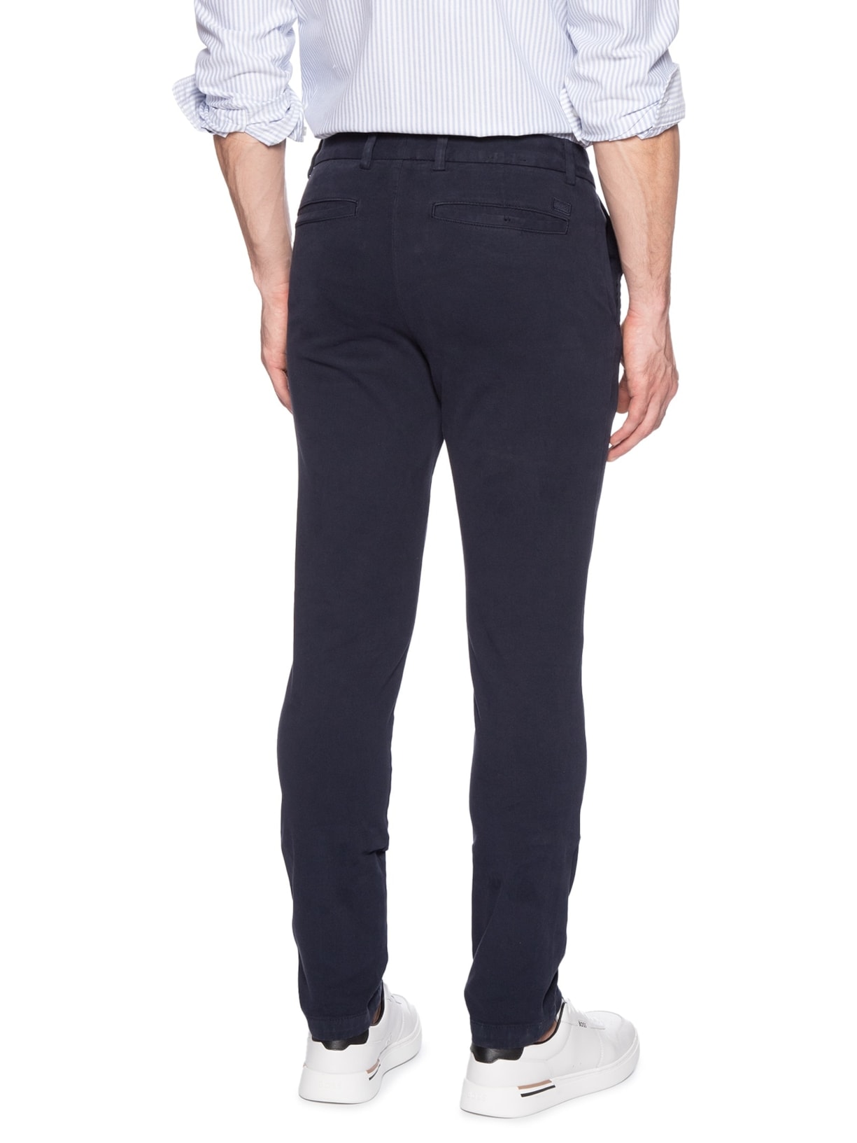 Calça Masculina Reta H-Kaiton 01 Azul Boss