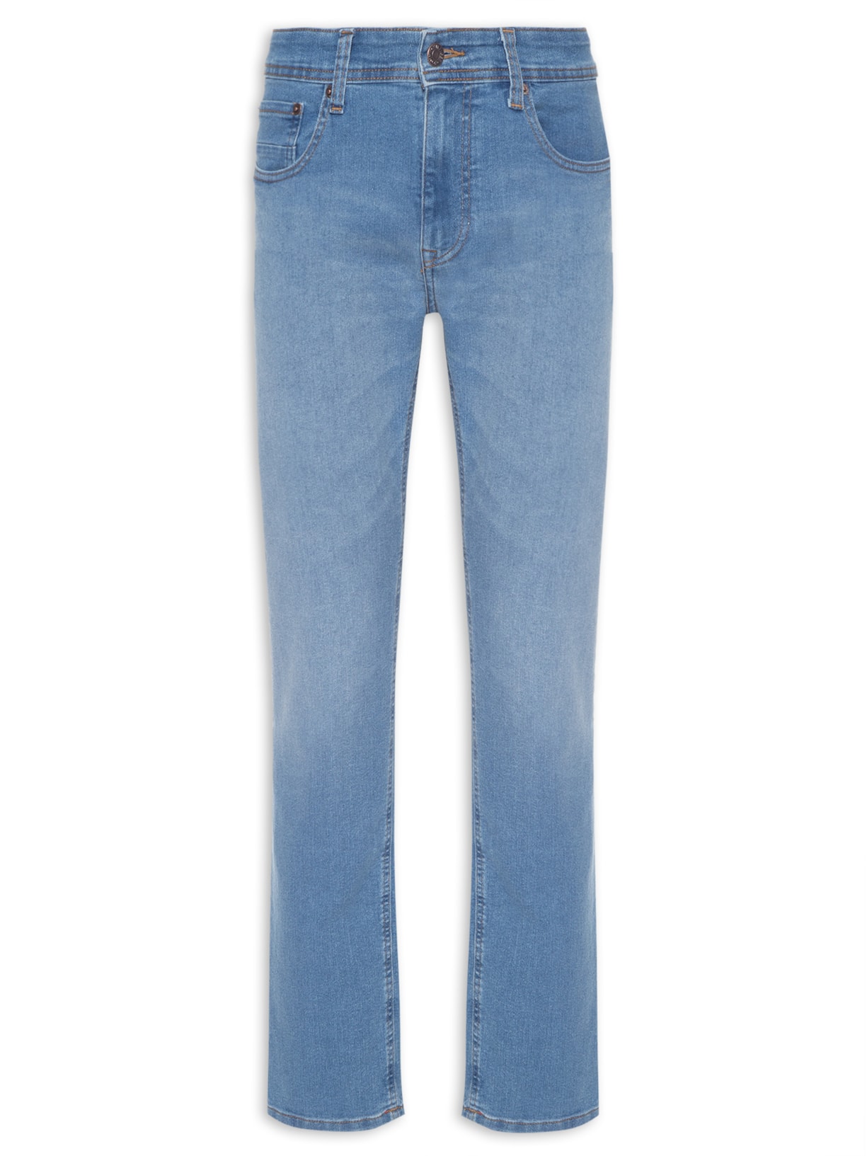 Calça Masculina Reta Jeans - Azul