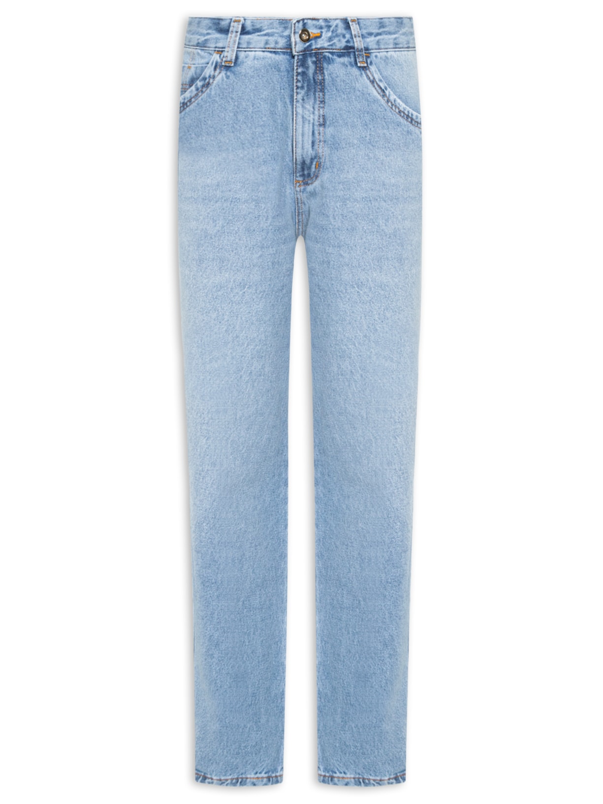 Calça Masculina Reta Jeans - Azul