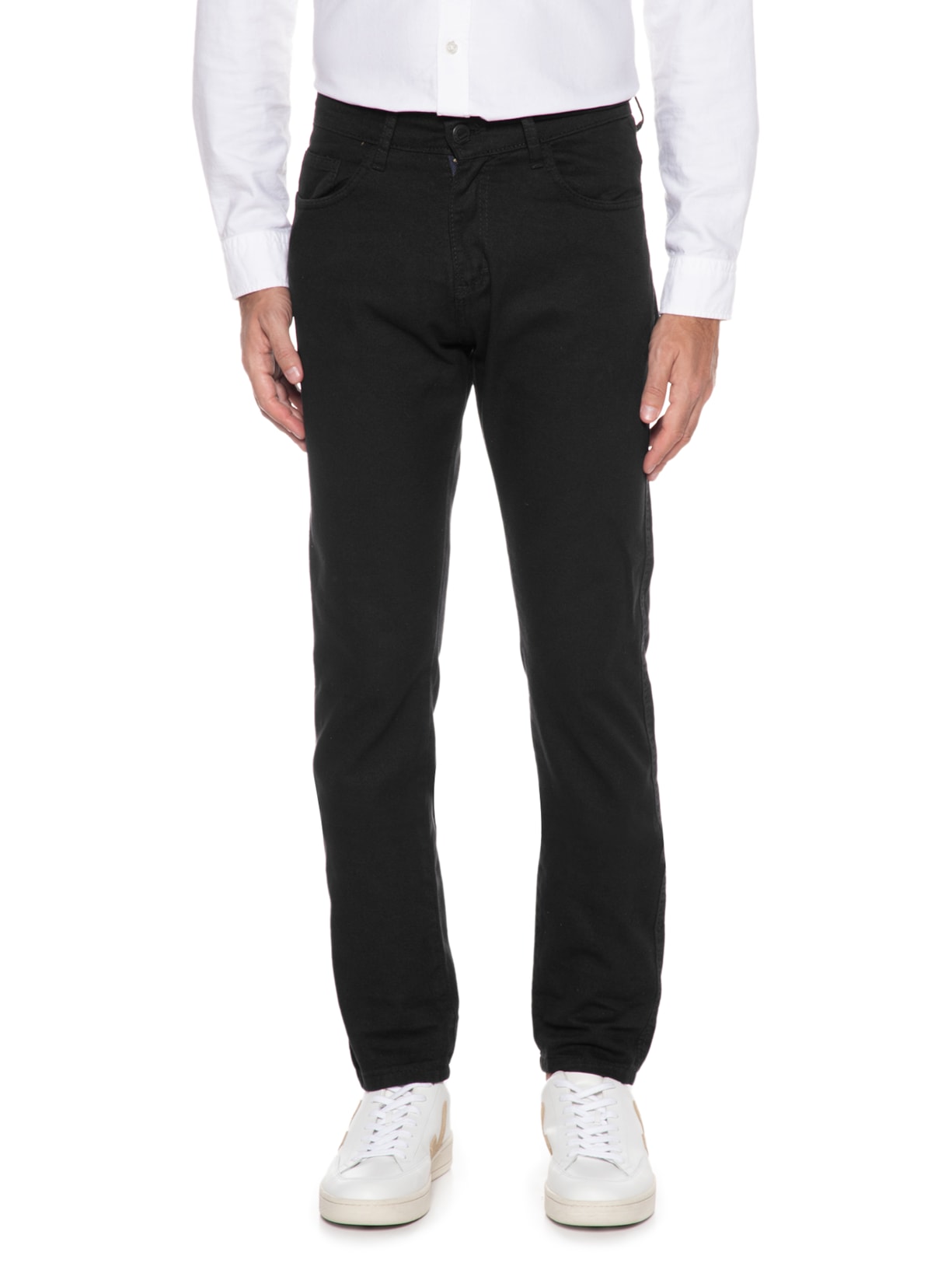 Calça Masculina Reta Preto '2 Essential