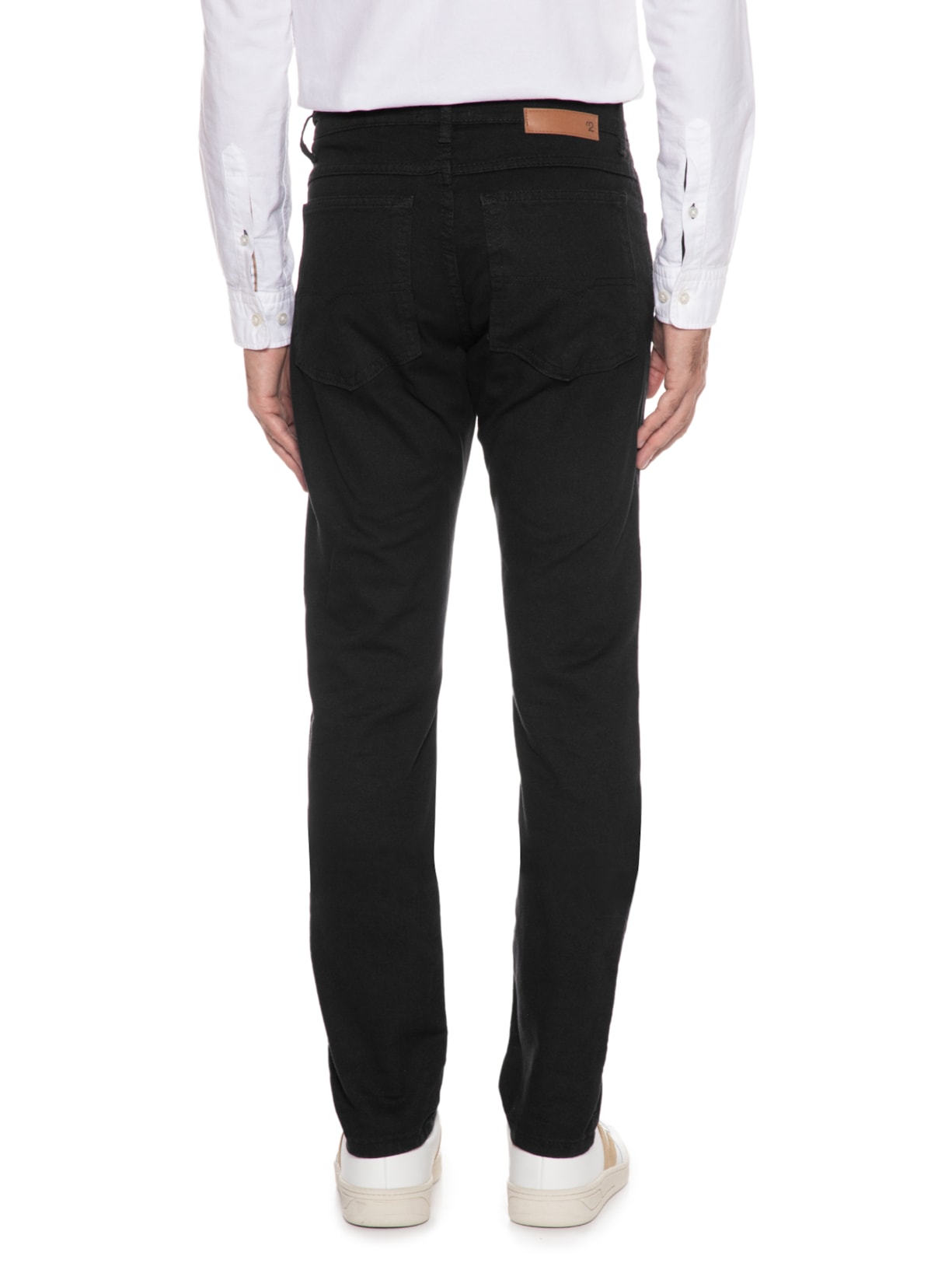 Calça Masculina Reta Preto '2 Essential