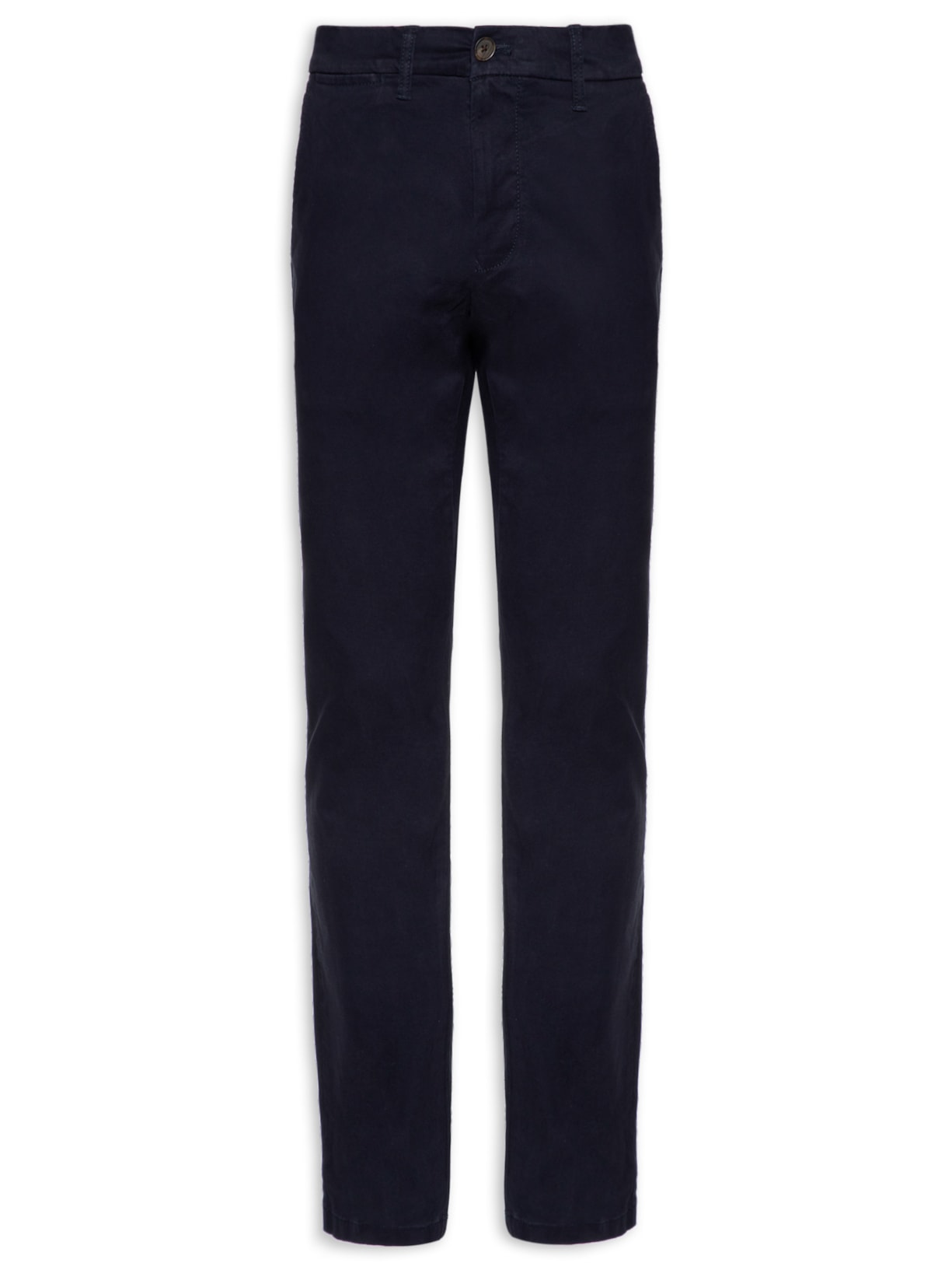 Calça Masculina Reta Slim Fit Chino - Azul