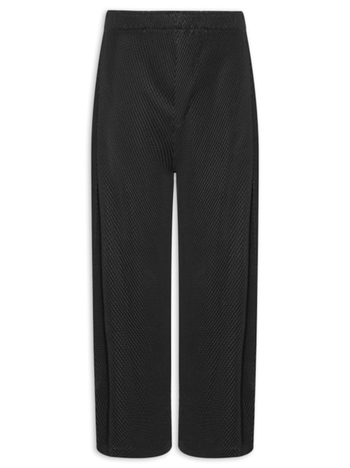 Calça Masculina Reta Tokyo Pleats – Preto