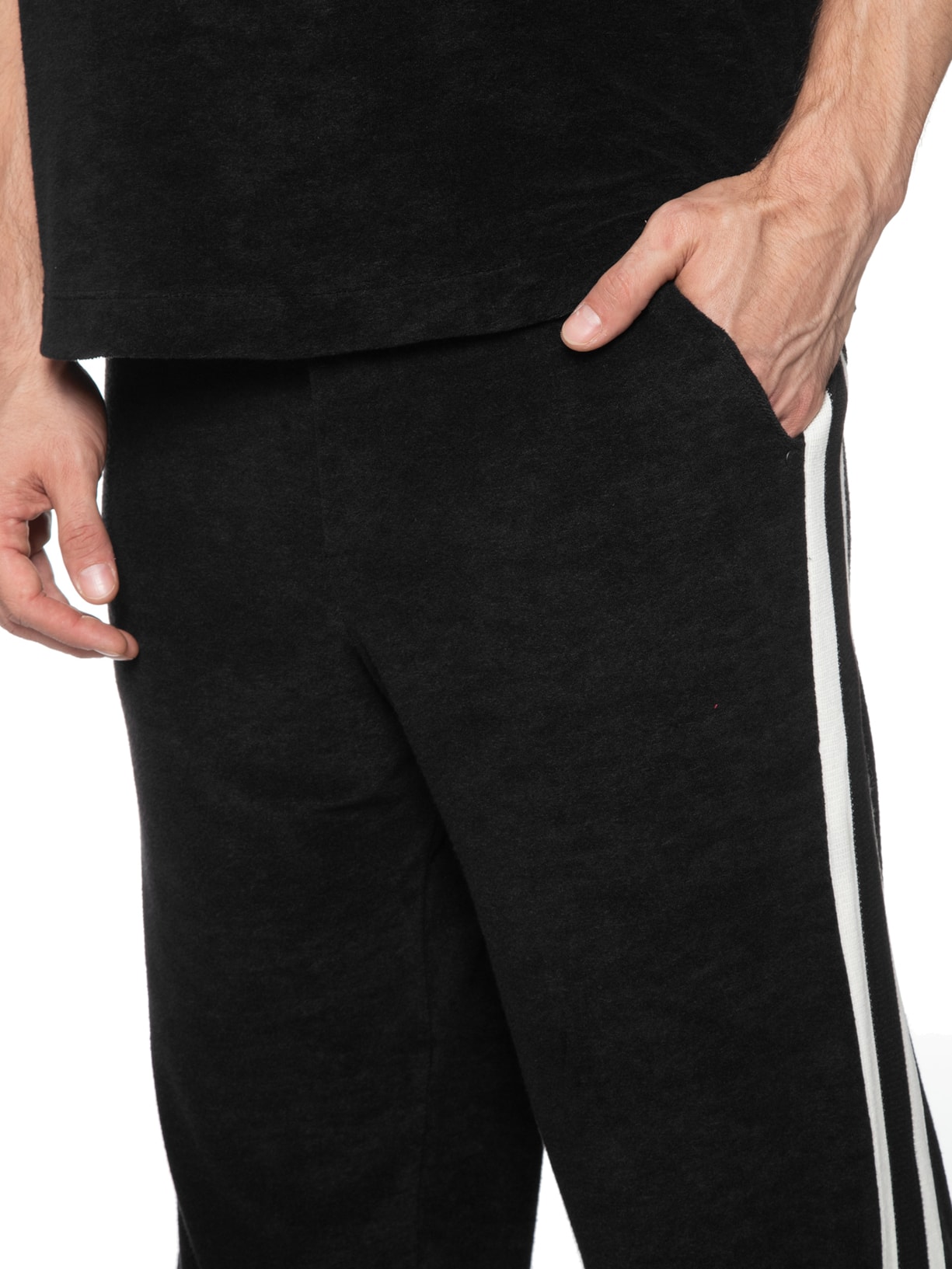Calça Masculina Riva Atoalhada Preto Osklen