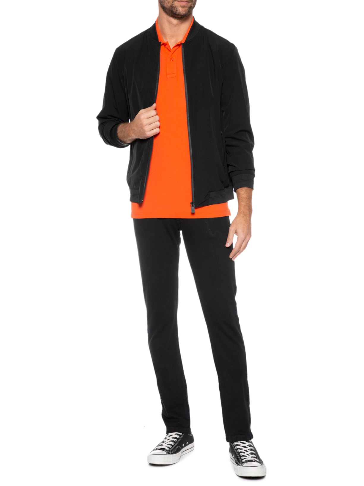 Calça Masculina Roma Preto Kour