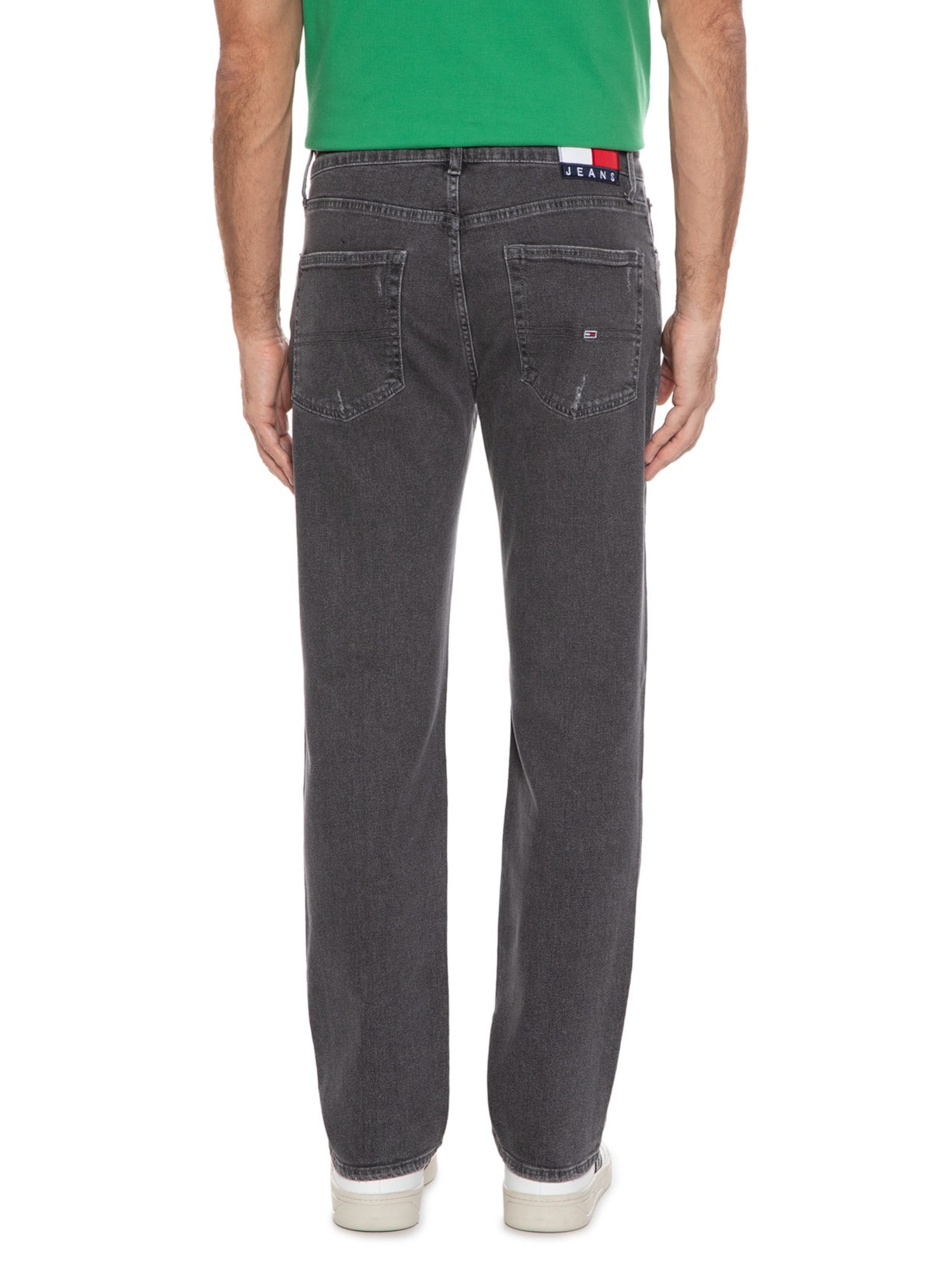 Calça Masculina Ryan Regular Straight Preto Tommy Jeans