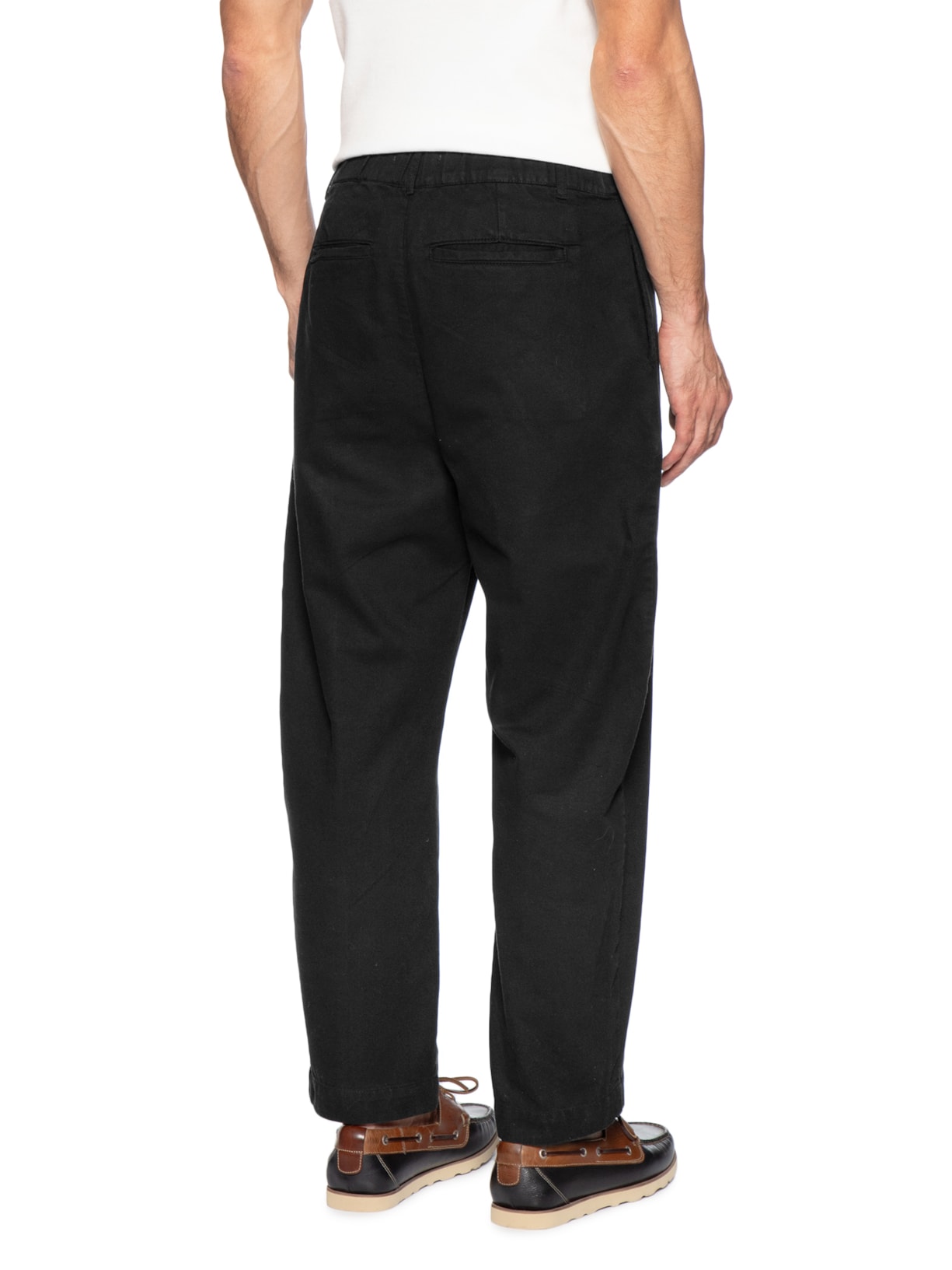 Calça Masculina Sarja Abaulada Preto Handred