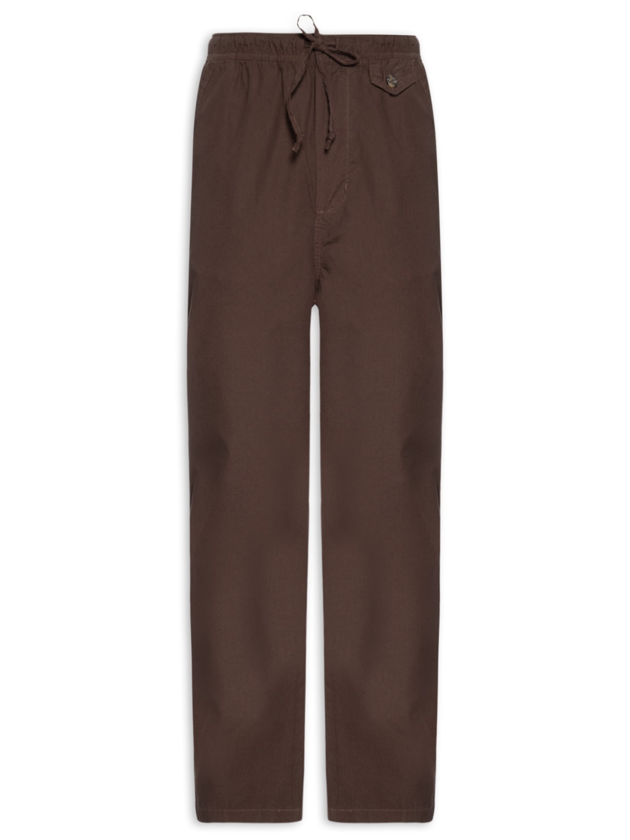 Calça Masculina Sarja Alencar - Marrom