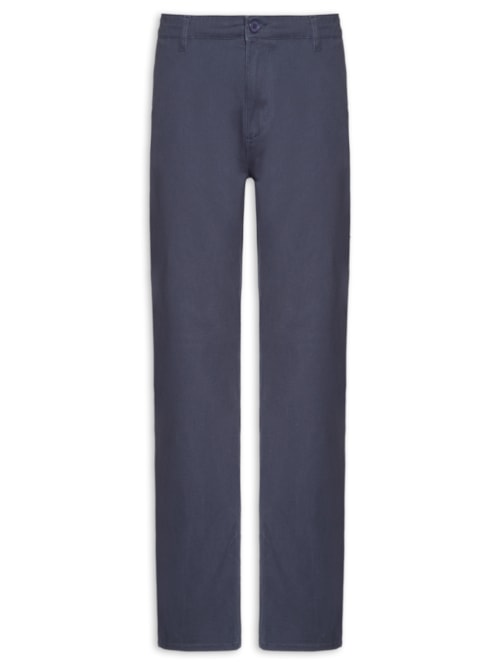 Calça Masculina Sarja Chino - Azul