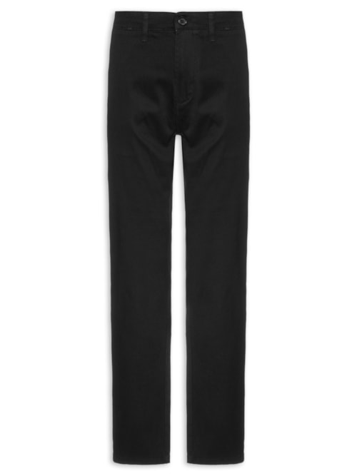 Calça Masculina Sarja Chino - Preto