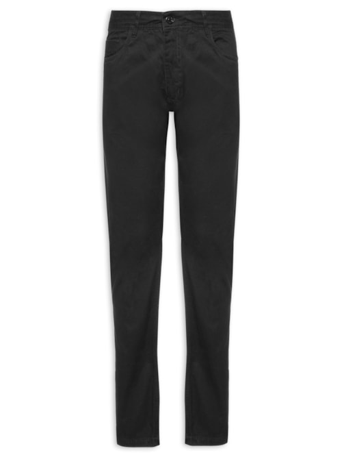Calça Masculina Sarja Five Pockets Model - Preto