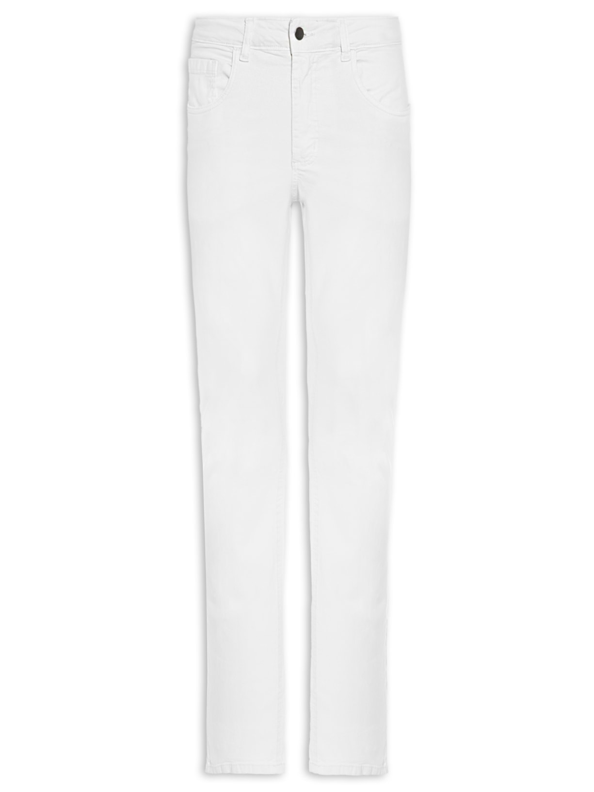 Calça Masculina Sarja Five Pockets Skinny - Branco