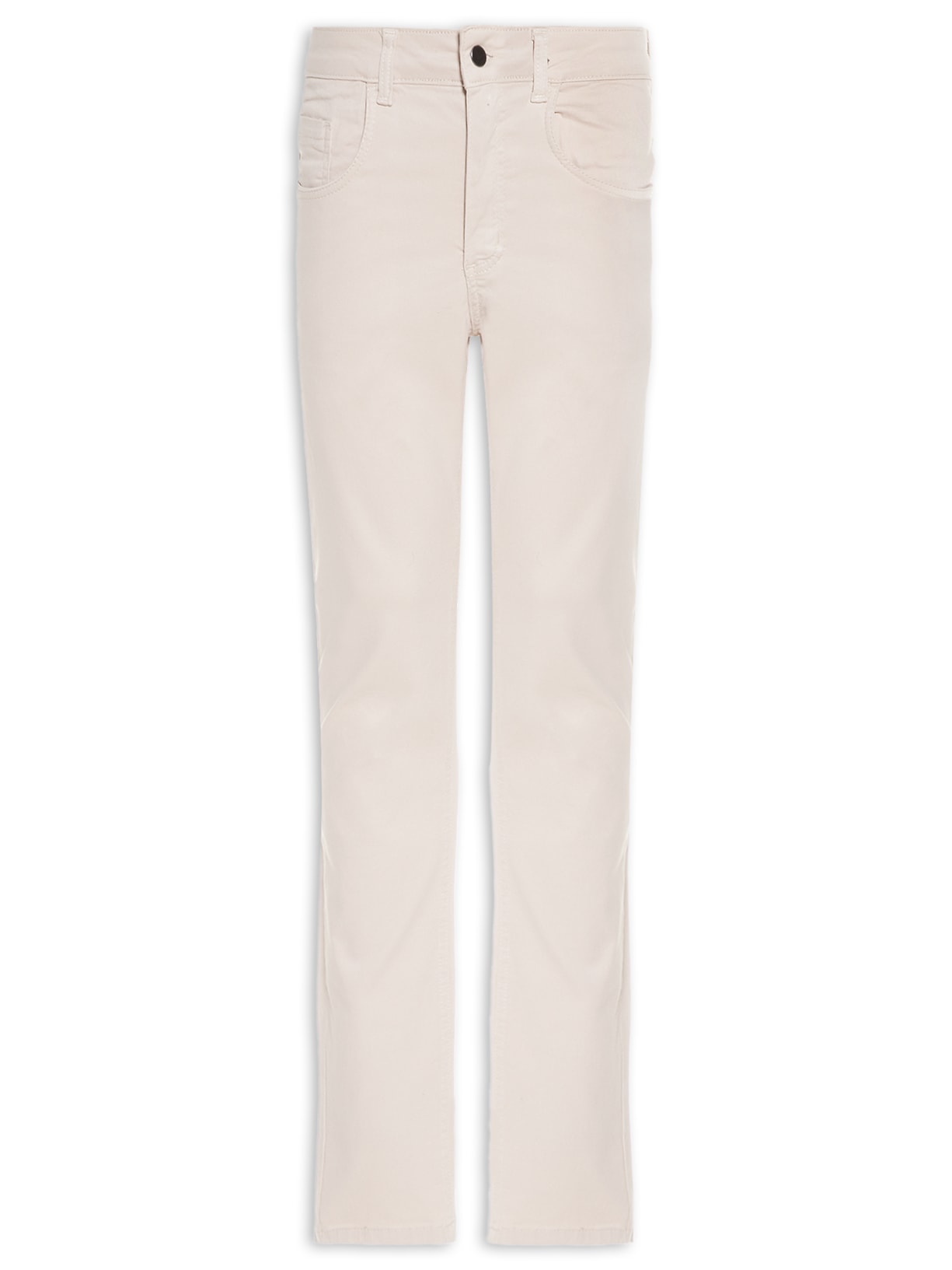 Calça Masculina Sarja Five Pockets Skinny - Off White