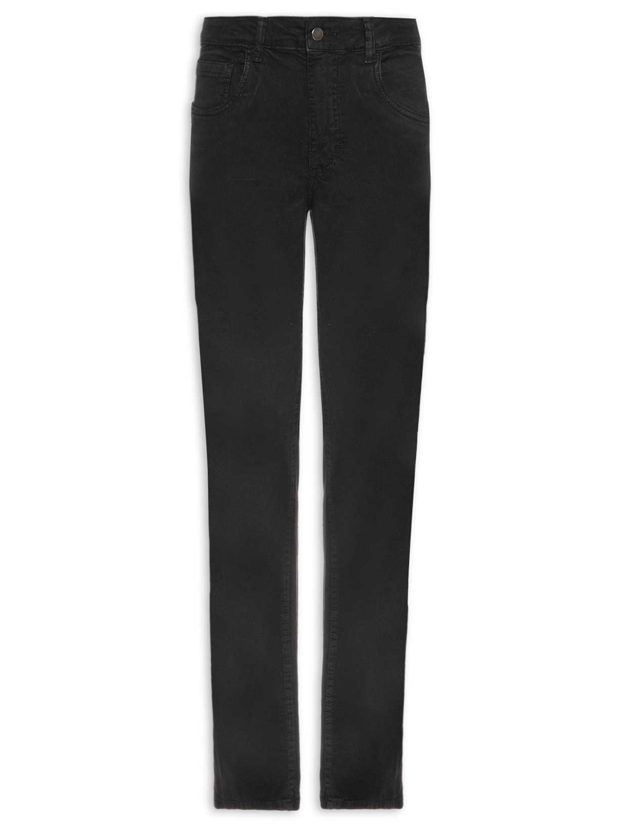 Calça Masculina Sarja Five Pockets Skinny - Preto