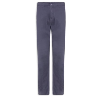 Calça Masculina Sarja Marinho - Azul