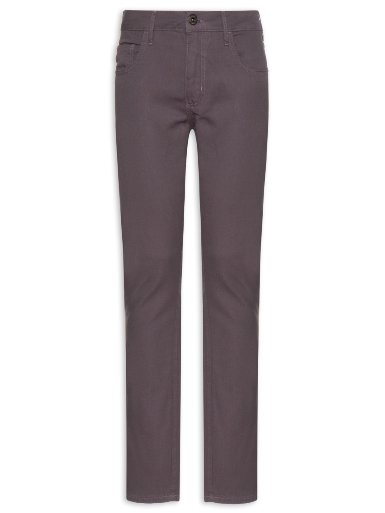 Calça Masculina Sarja Paul Slim - Cinza