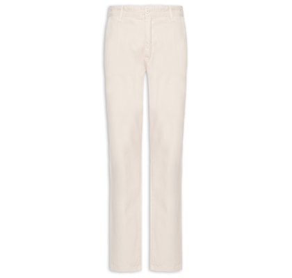 Calça Masculina Sarja Reta - Bege