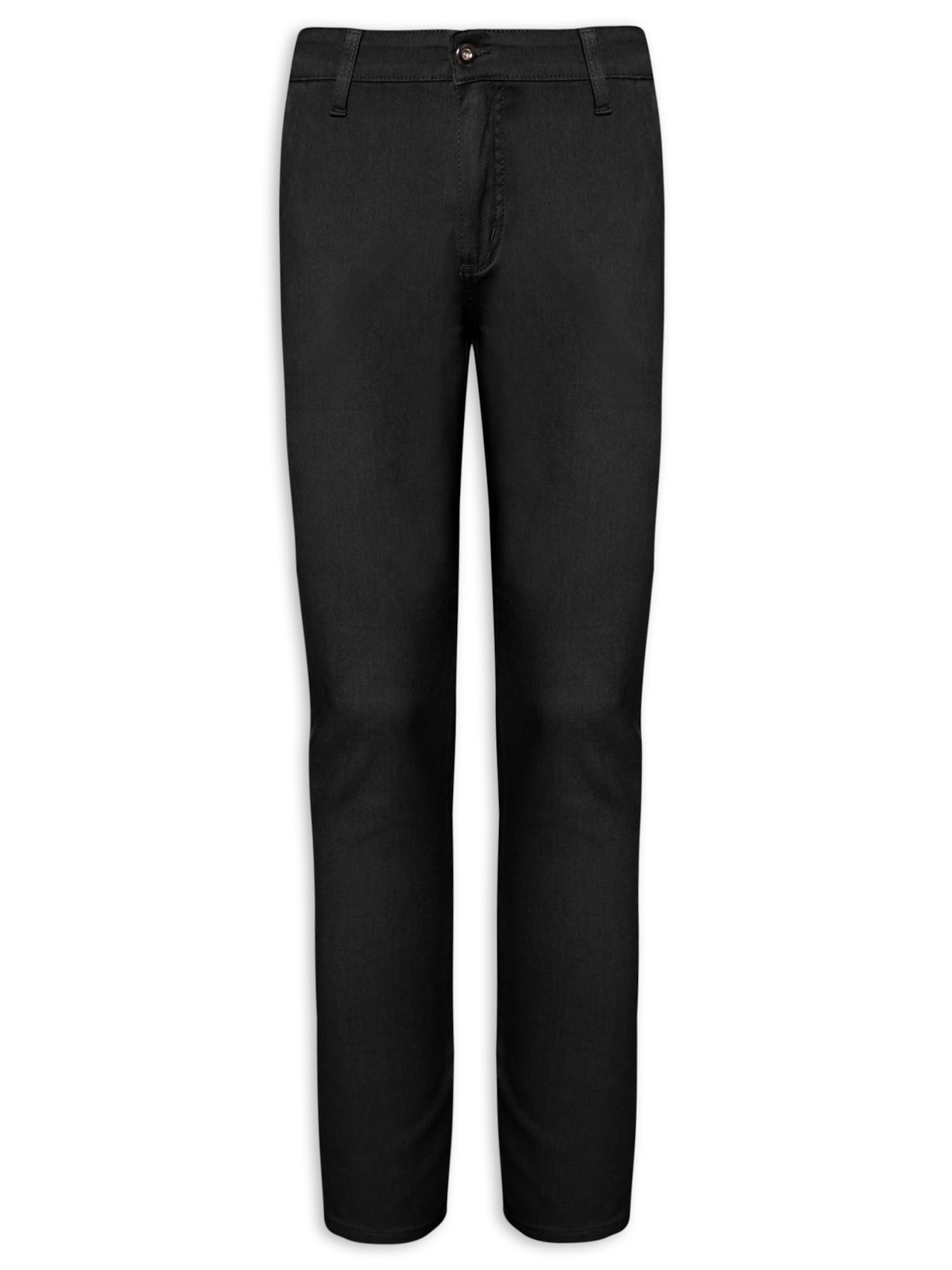 Calça Masculina Sarja Reta - Preto