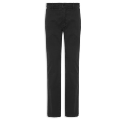 Calça Masculina Sarja Reta - Preto