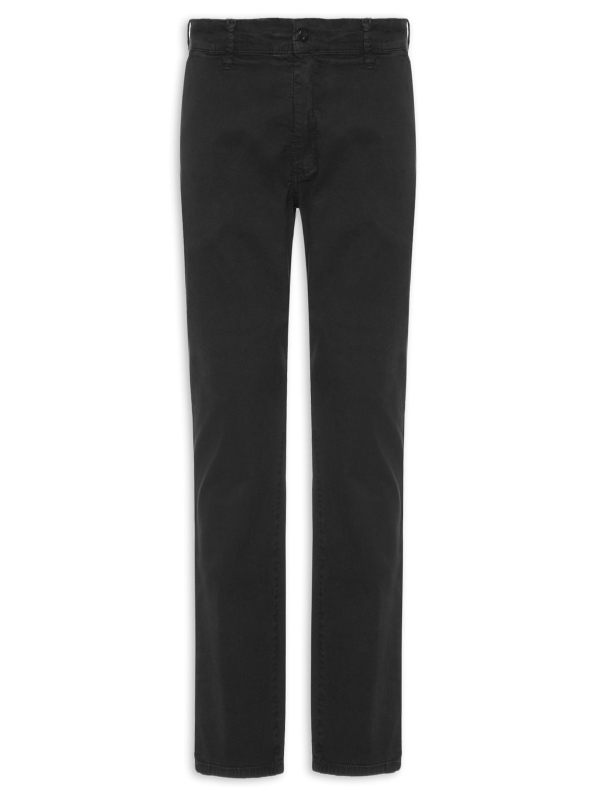 Calça Masculina Sarja Reta - Preto