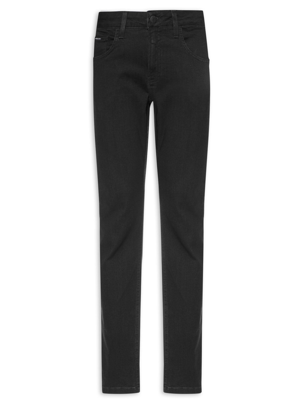 Calça Masculina Sarja Skinny 5 Pockets - Preto