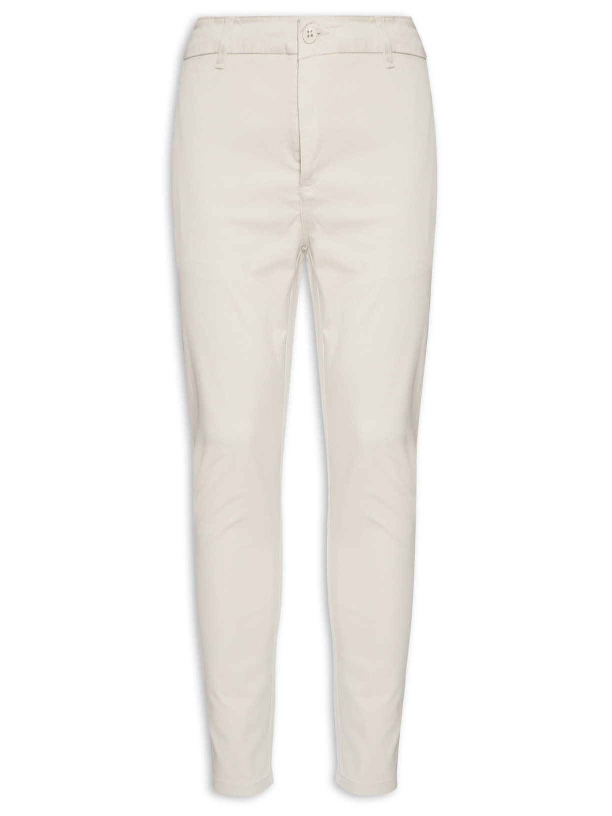 Calça Masculina Sarja Slim - Bege