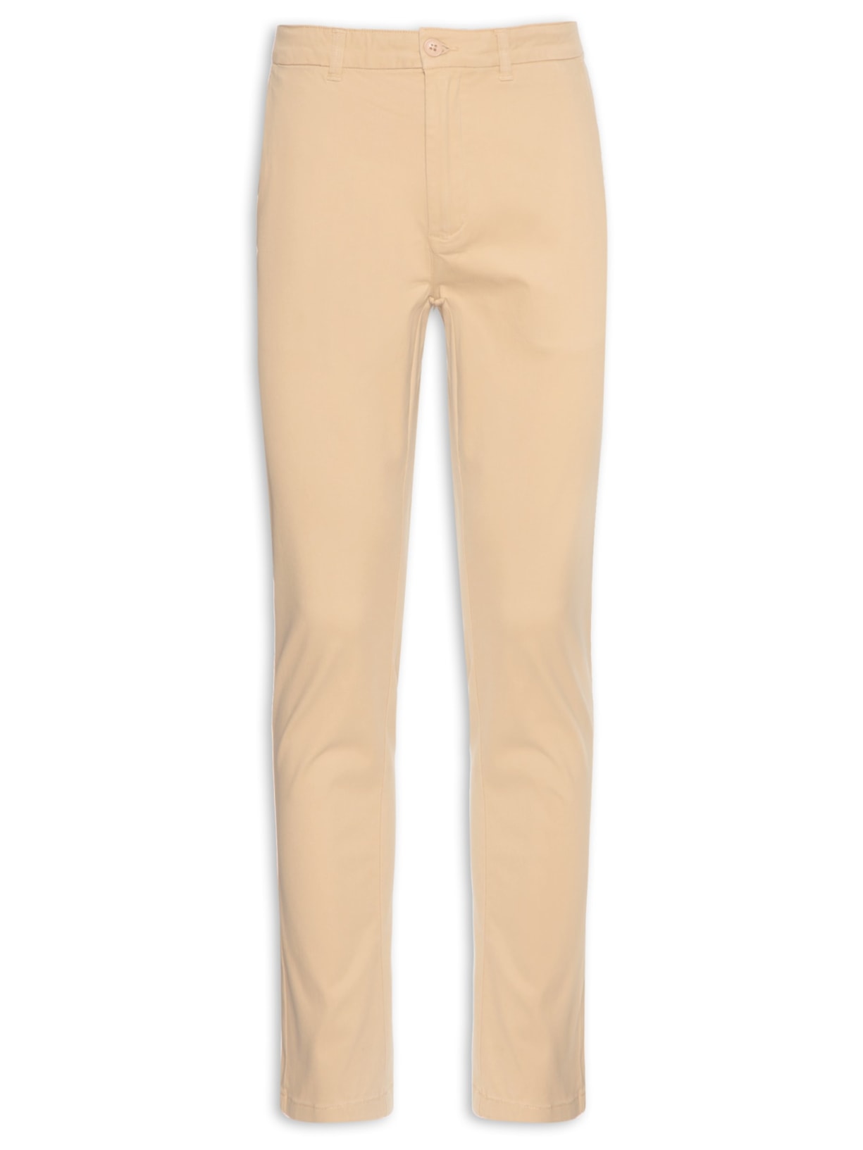 Calça Masculina Sarja Slim - Bege