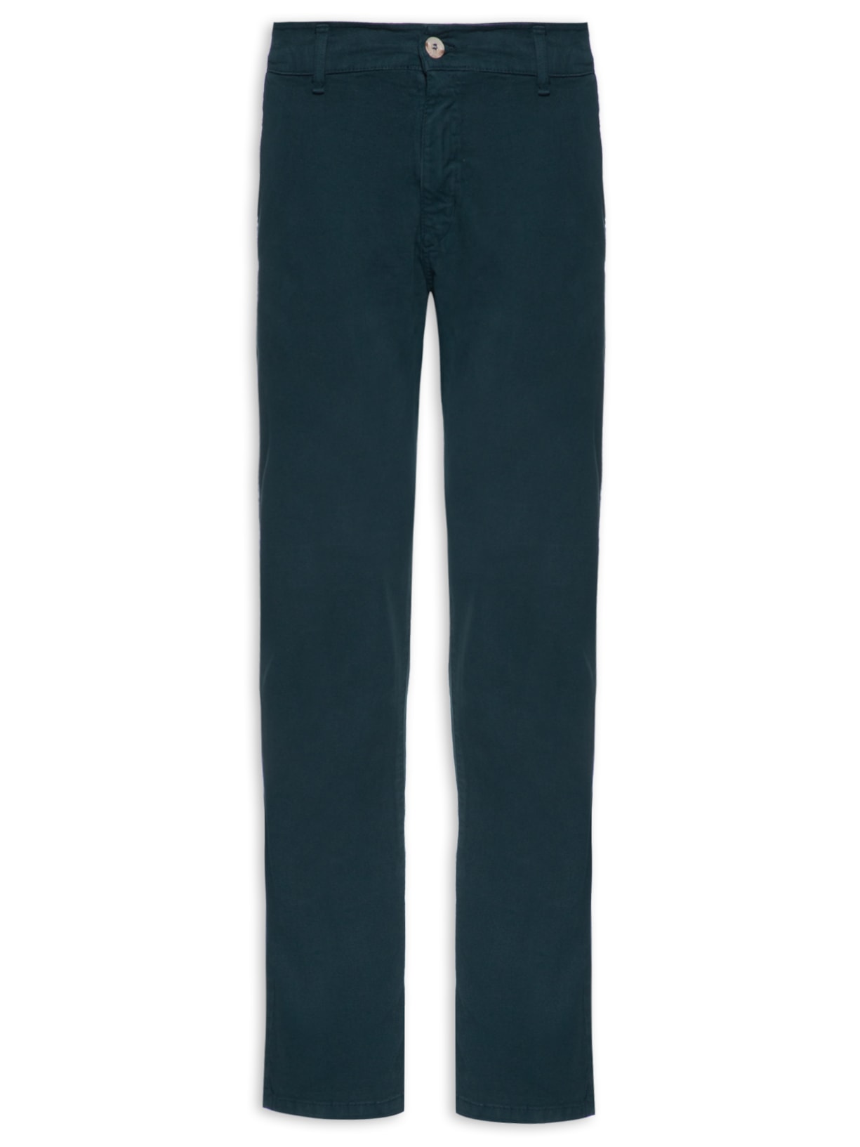 Calça Masculina Sarja Slim Lavada Chino - Azul