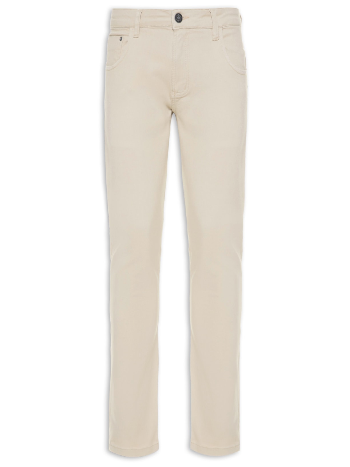 Calça Masculina Sarja Tradicional - Bege