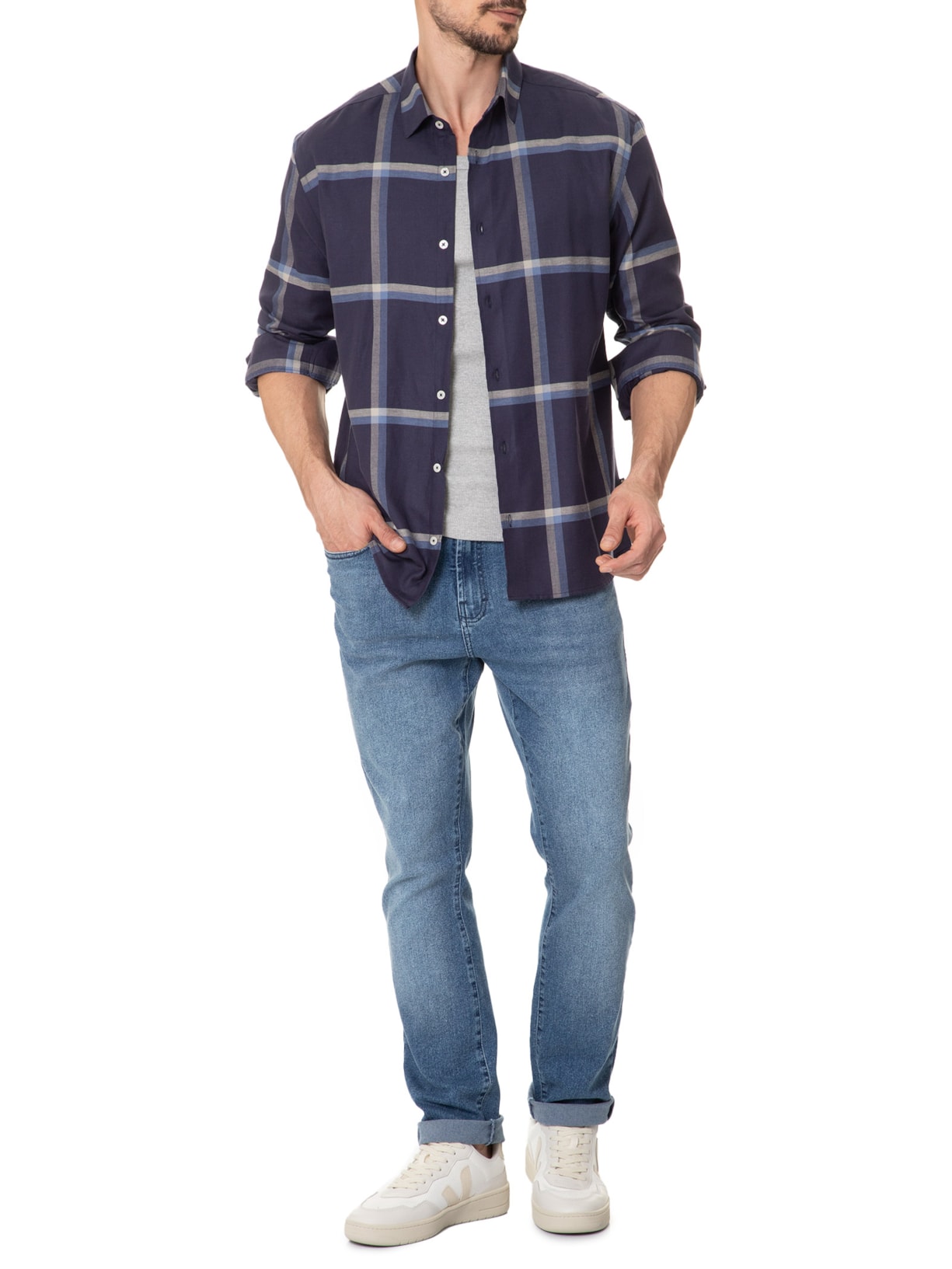 Calça Masculina Skinny Antuerpia Azul John John