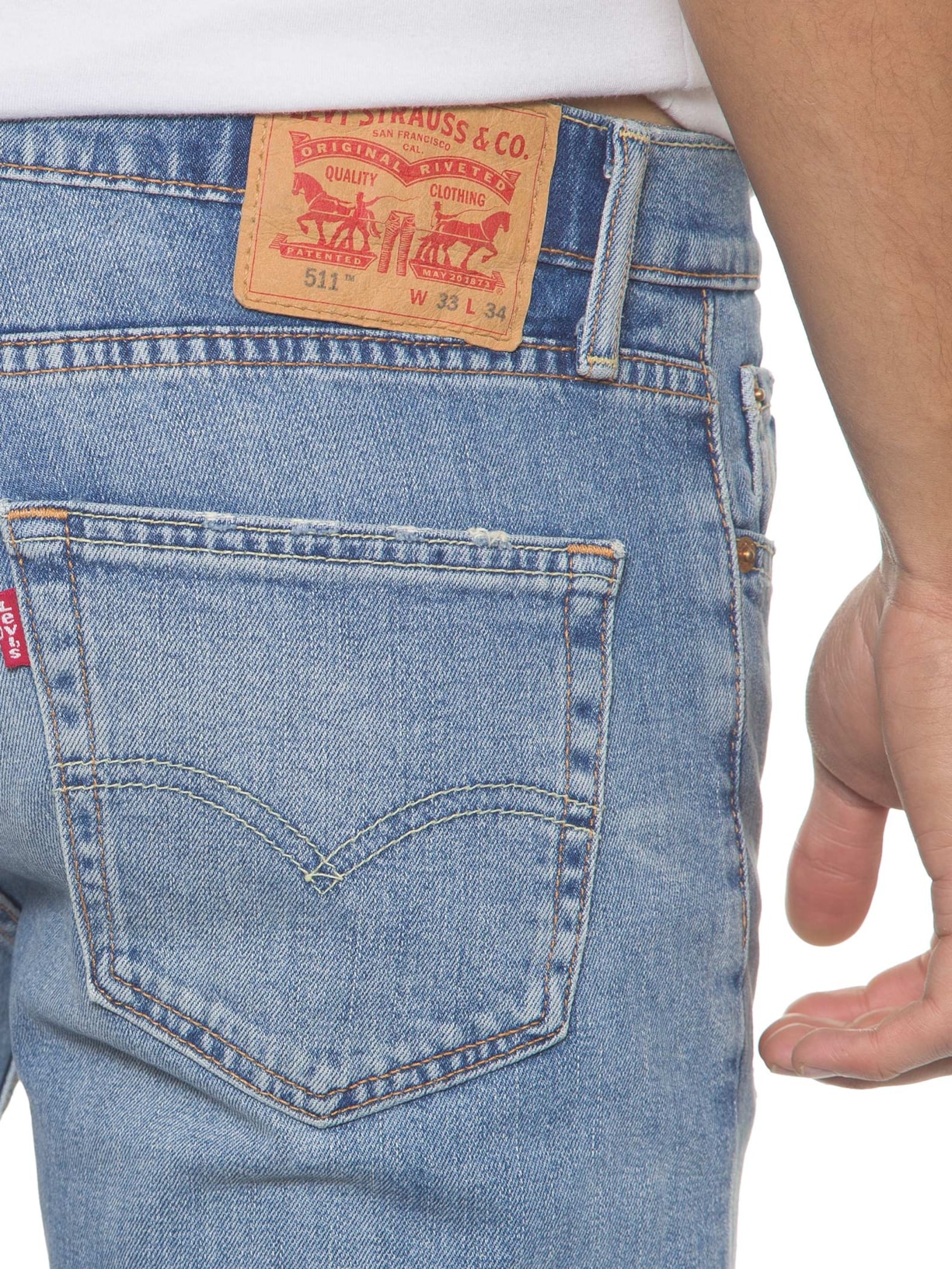 Calça Masculina Skinny Azul Levi's