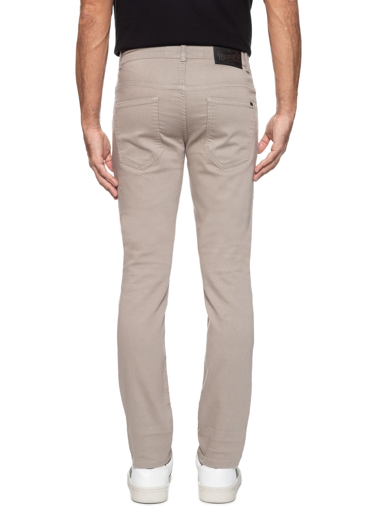 Calça Masculina Skinny Color Bege Reserva