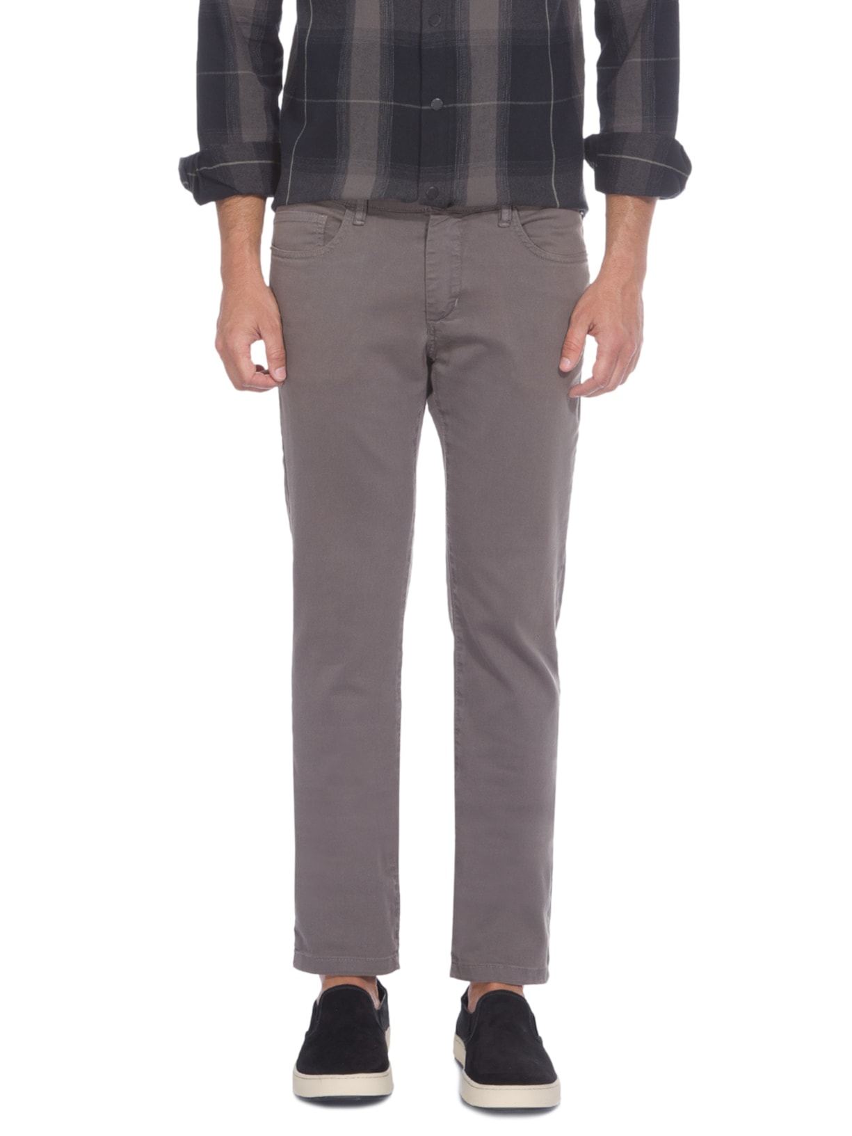 Calça Masculina Skinny Color Cinza Reserva